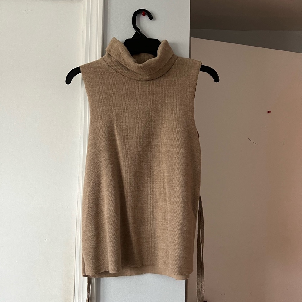 Zara sleeveless turtleneck